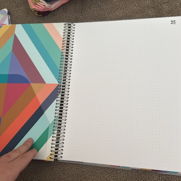 2 Erin Condren 3-Subject Notebooks - lined, graph, and dot paper - Picture 4 of 5